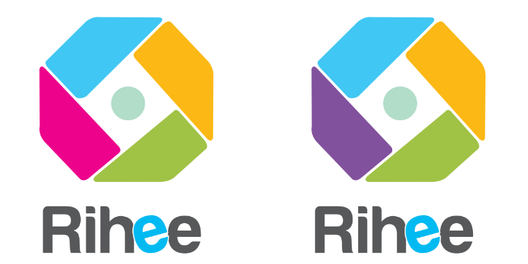 Diseño de logotipos - Rihee